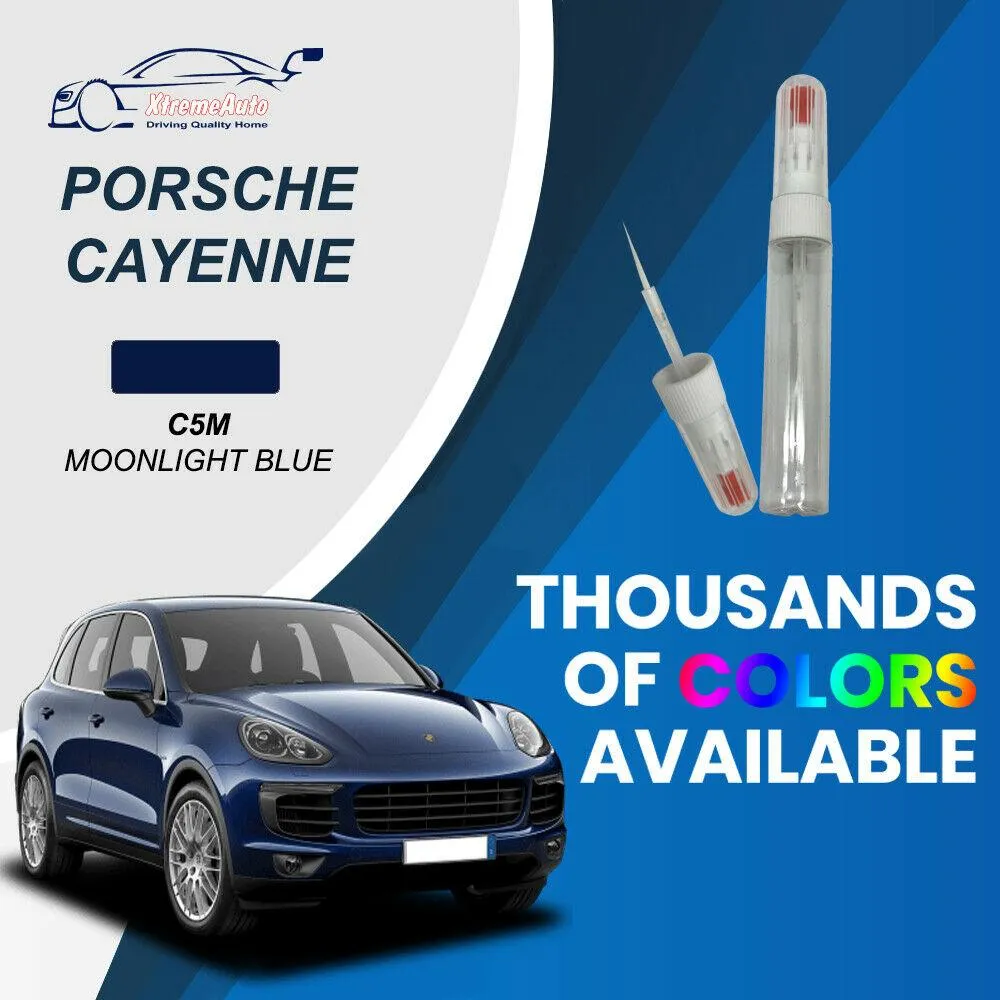 Porsche Cayenne, Premium Stone Chip Scratch Needle Touch Up Paint, All Colours