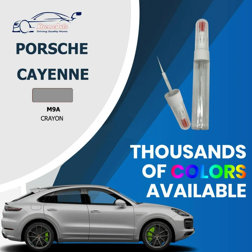 Porsche Cayenne, Premium Stone Chip Scratch Needle Touch Up Paint, All Colours