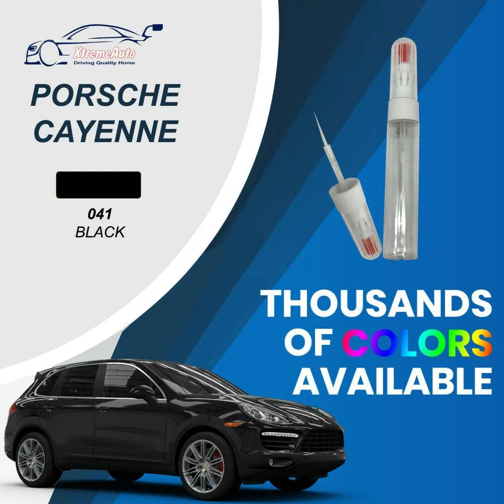 Porsche Cayenne, Premium Stone Chip Scratch Needle Touch Up Paint, All Colours