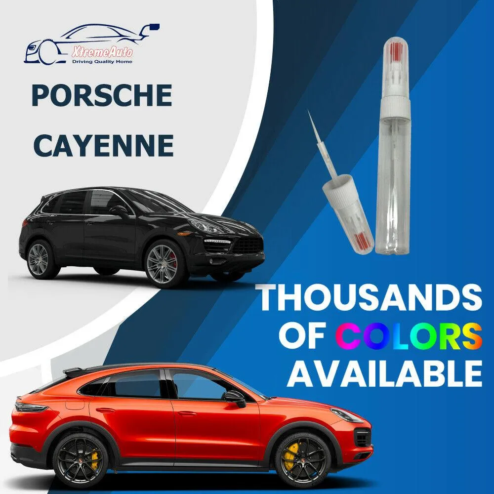Porsche Cayenne, Premium Stone Chip Scratch Needle Touch Up Paint, All Colours