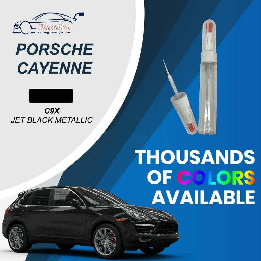 Porsche Cayenne, Premium Stone Chip Scratch Needle Touch Up Paint, All Colours