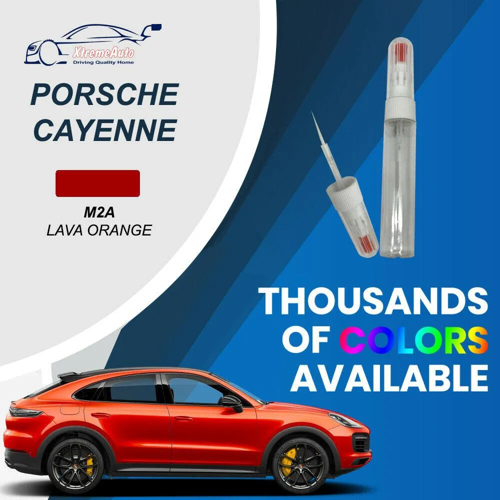 Porsche Cayenne, Premium Stone Chip Scratch Needle Touch Up Paint, All Colours