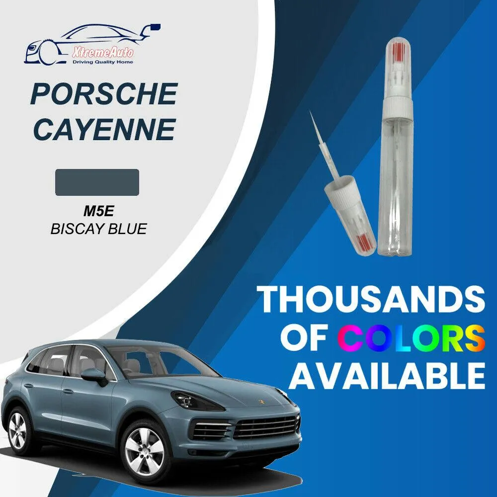 Porsche Cayenne, Premium Stone Chip Scratch Needle Touch Up Paint, All Colours