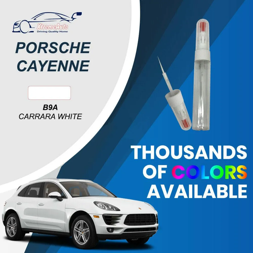 Porsche Cayenne, Premium Stone Chip Scratch Needle Touch Up Paint, All Colours