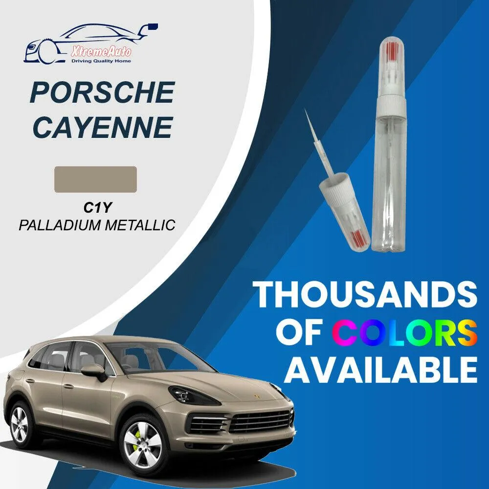 Porsche Cayenne, Premium Stone Chip Scratch Needle Touch Up Paint, All Colours