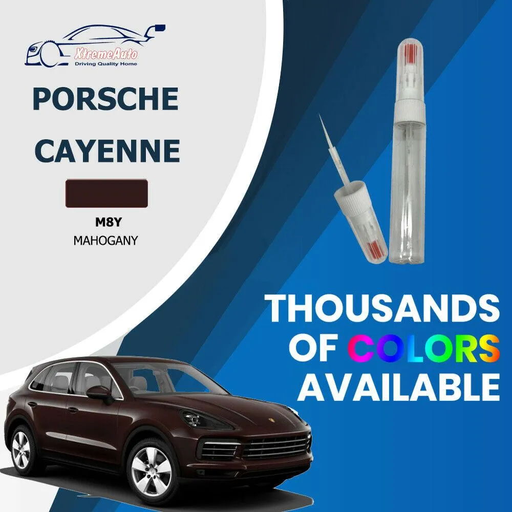 Porsche Cayenne, Premium Stone Chip Scratch Needle Touch Up Paint, All Colours
