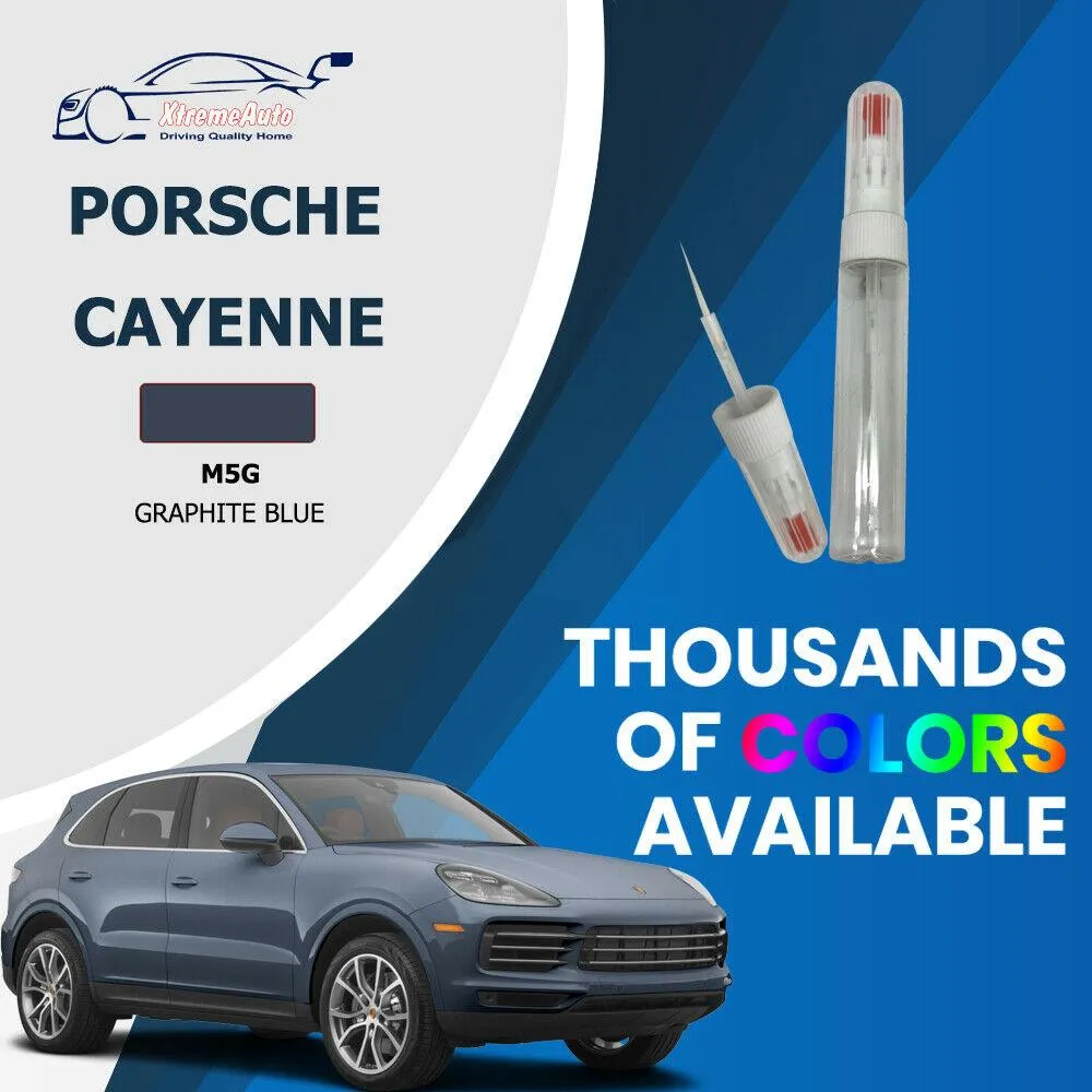 Porsche Cayenne, Premium Stone Chip Scratch Needle Touch Up Paint, All Colours