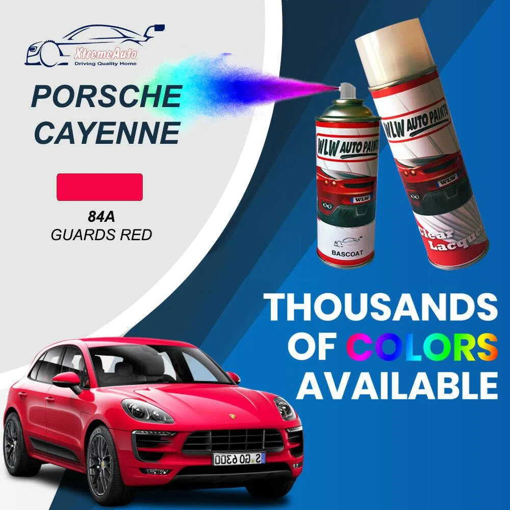 Porsche Cayenne, Premium Stone Chip Scratch Repair AEROSOL Paint, All Colours