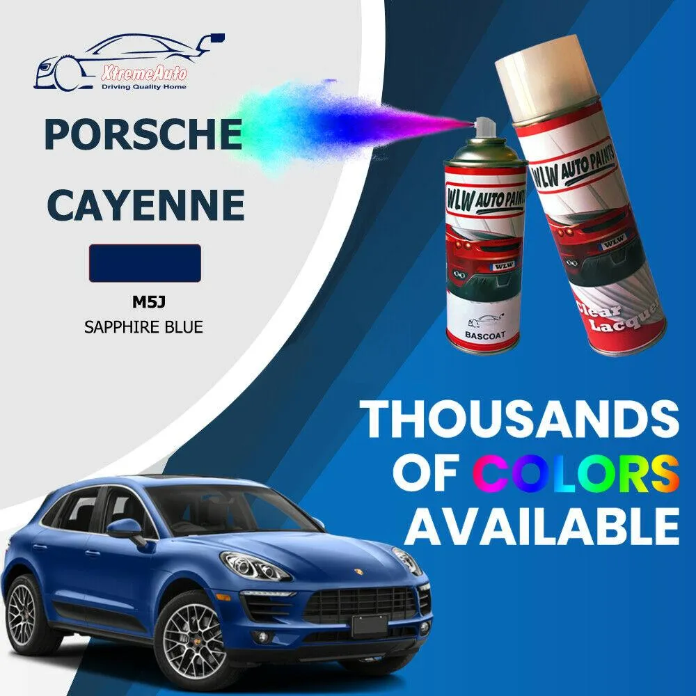 Porsche Cayenne, Premium Stone Chip Scratch Repair AEROSOL Paint, All Colours