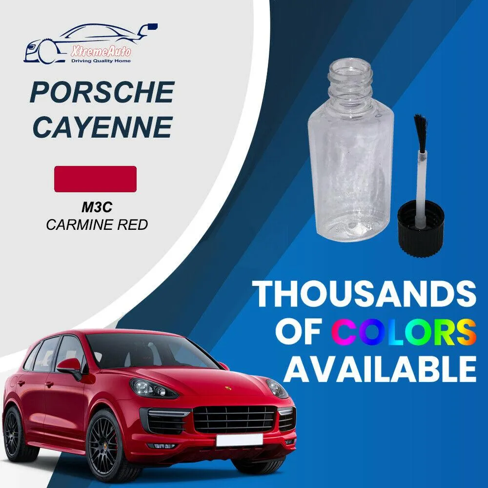Porsche Cayenne, Premium Stone Chip Scratch Repair Touch Up Paint, All Colours