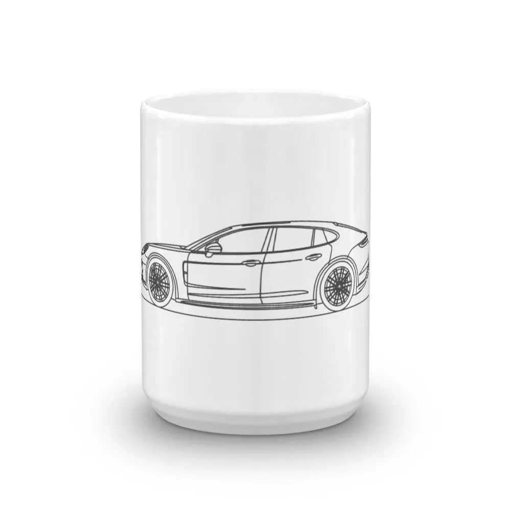 Porsche Panamera 971 Silhouette Mug