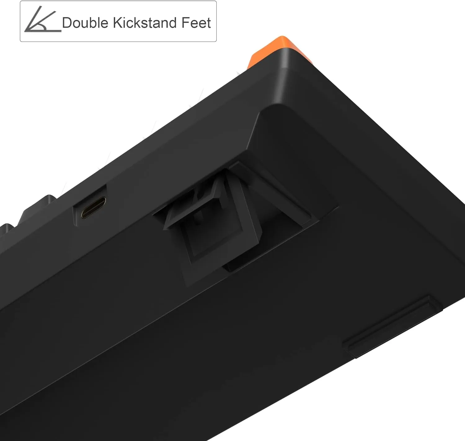 Portable Mechanical Gaming Keyboard LED Backlit Compact 68 Keyscaps