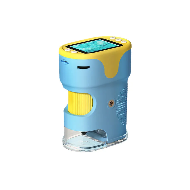 Portable microscope with lighting is suitable for home use