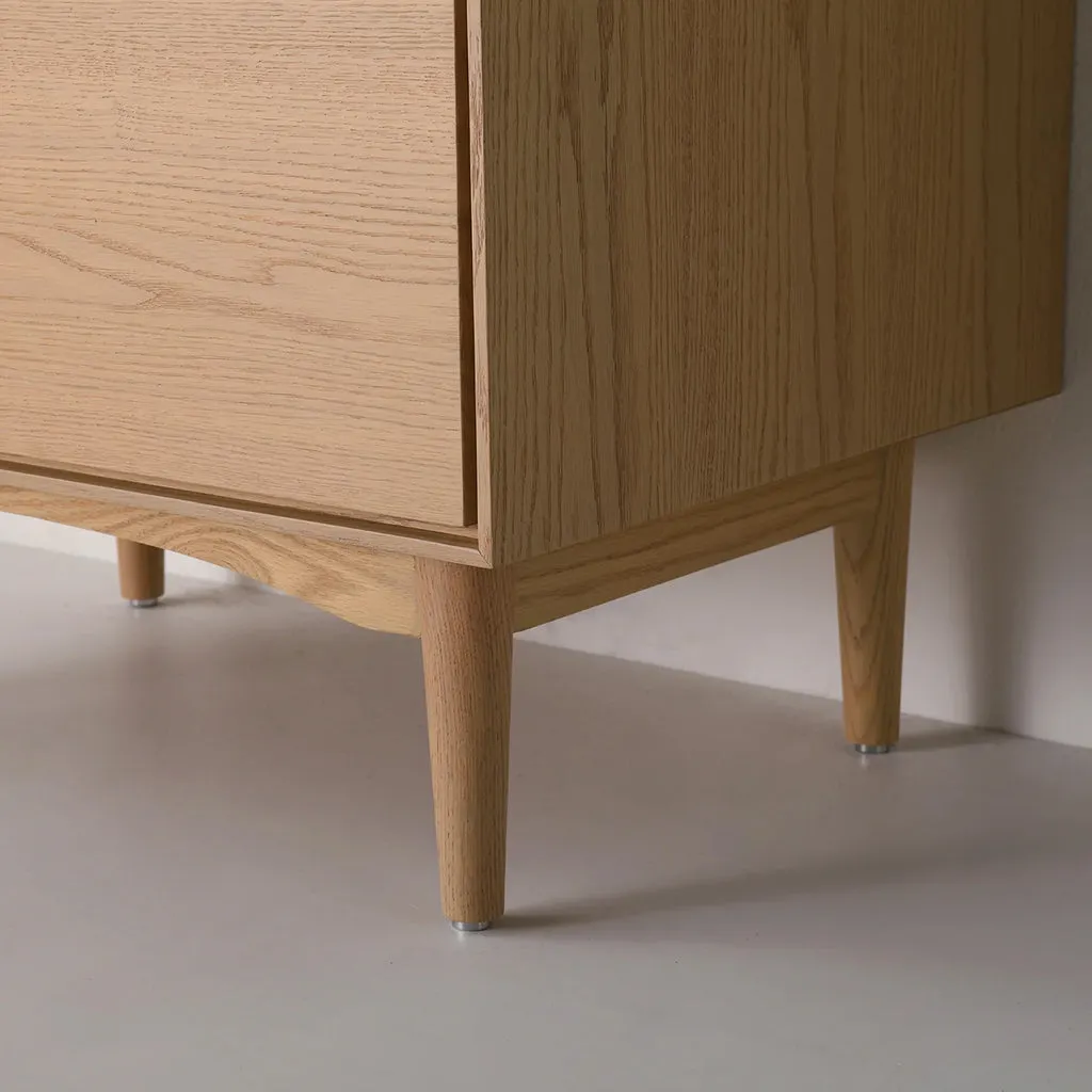 Portree 2 Drawers Bathroom Vanity with Quartz Top and Vessel Sink - Floor Mount - 30" Wood/Whitewash Oak