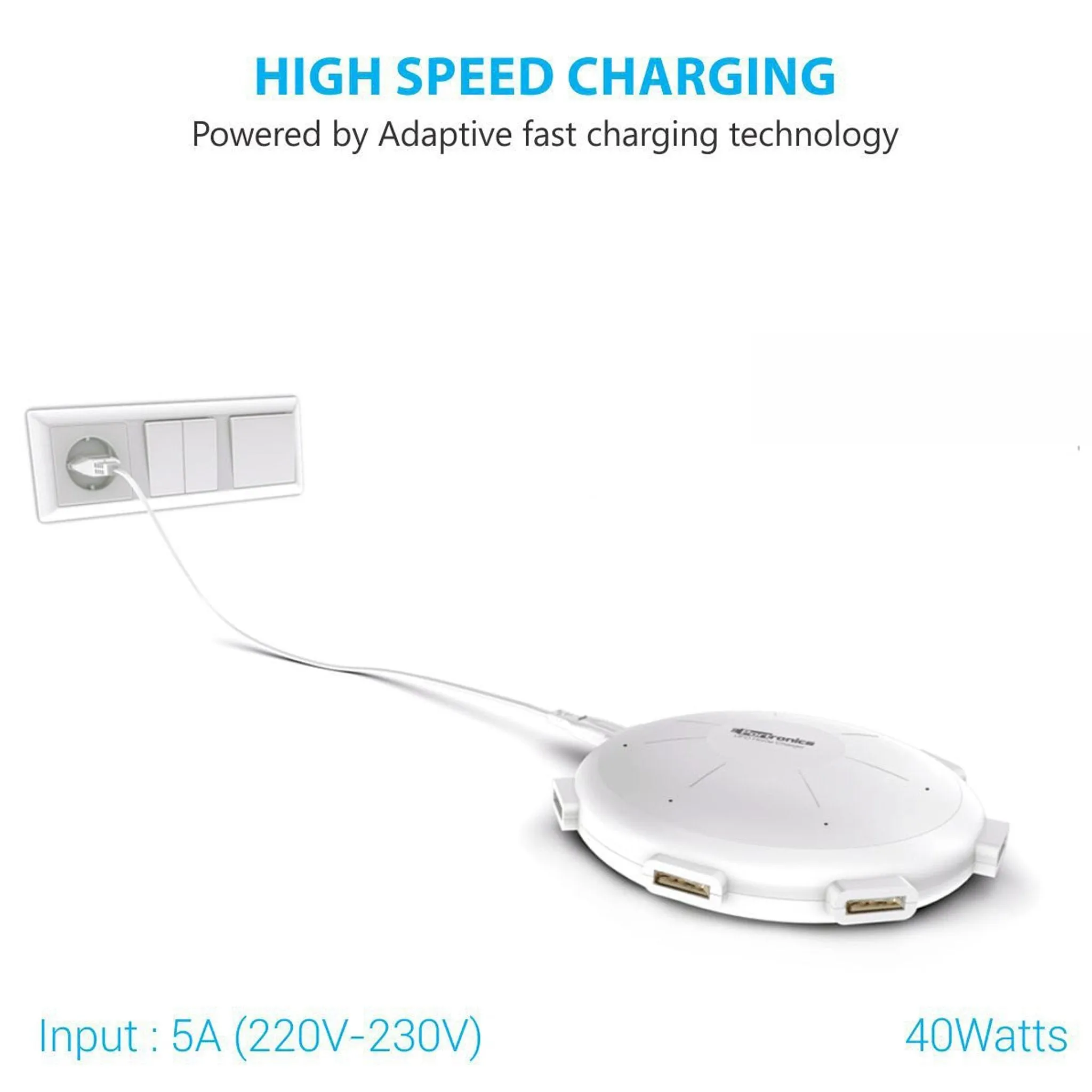 Portronics UFO 6 Ports Home Charging Station