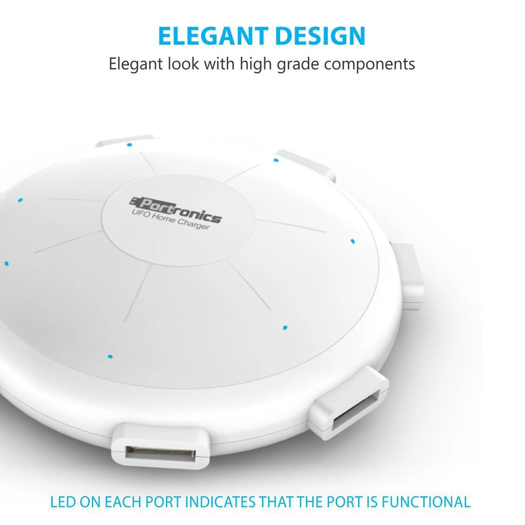 Portronics UFO 6 Ports Home Charging Station