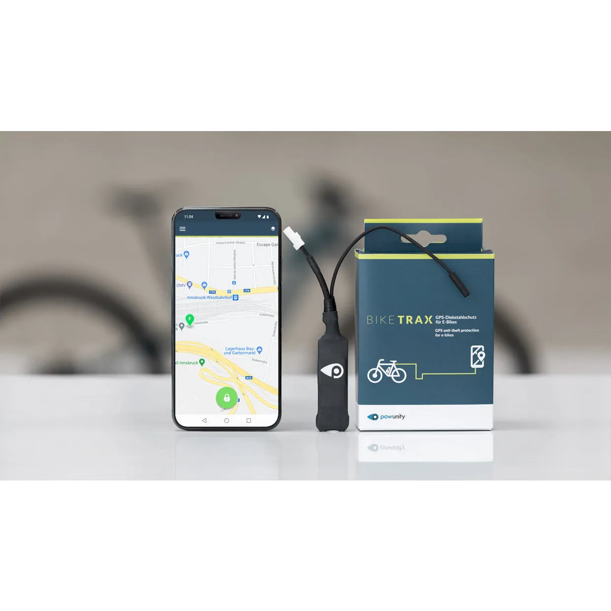POWUNITY BIKE TRAX GPS BIKE TRACKER