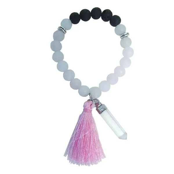 Prayer Mala Bracelet Rose Quartz