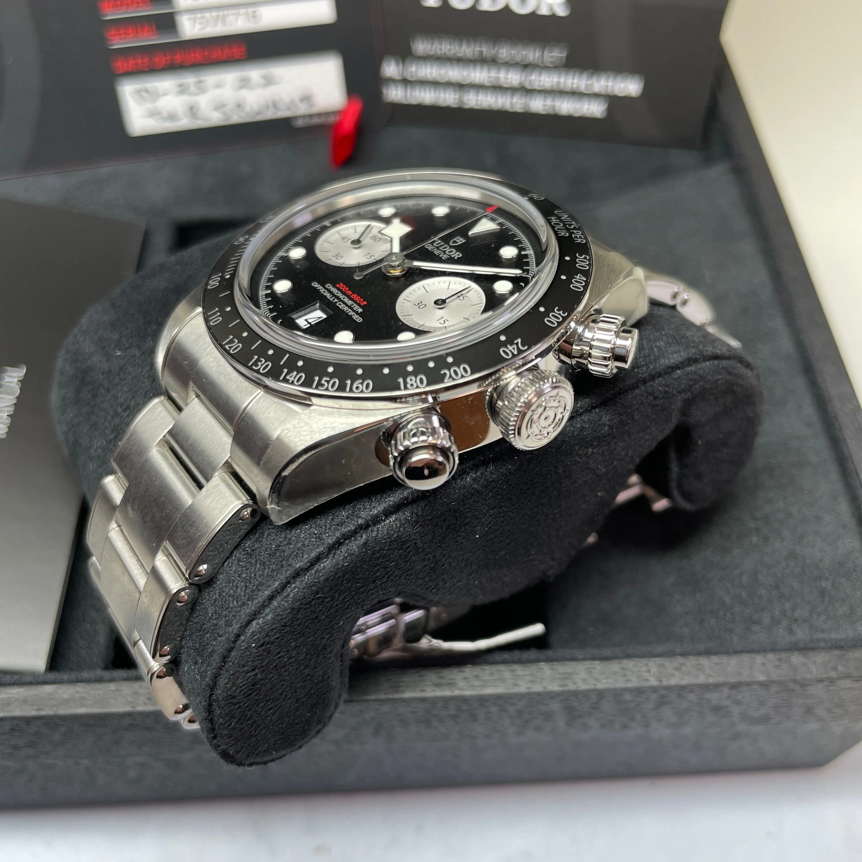 Pre-owned Tudor Black Bay Chronograph 41mm Steel Watch M79360N