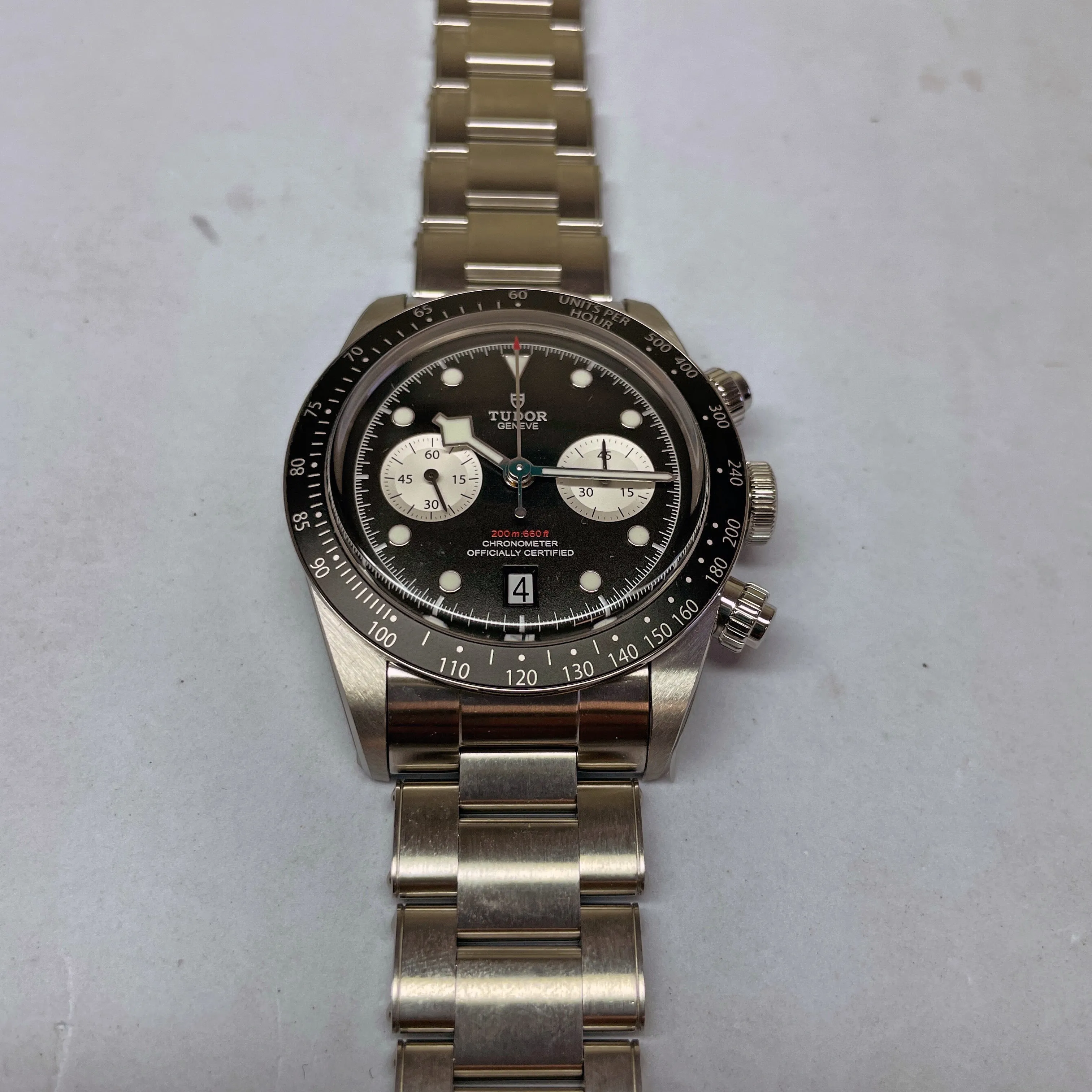 Pre-owned Tudor Black Bay Chronograph 41mm Steel Watch M79360N