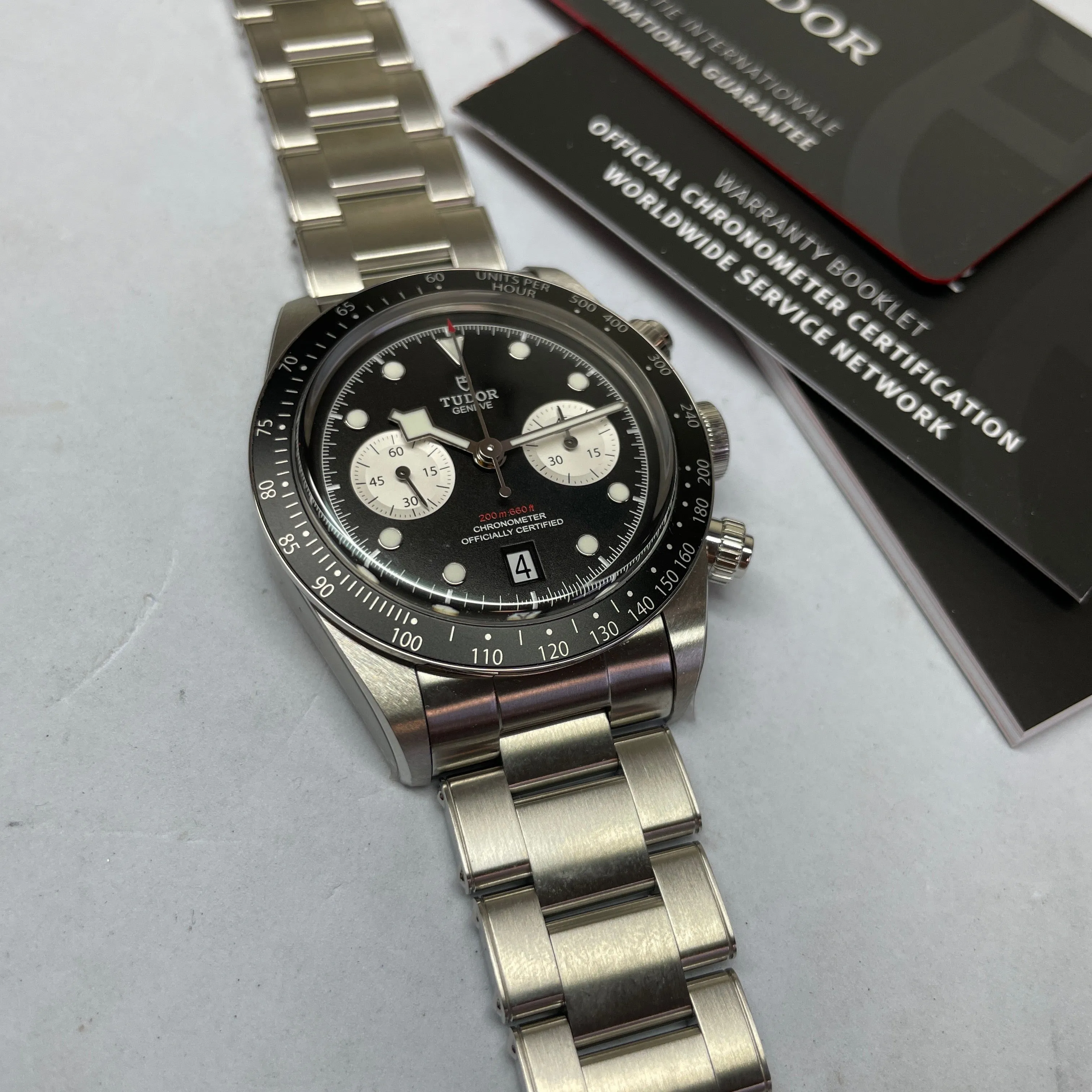 Pre-owned Tudor Black Bay Chronograph 41mm Steel Watch M79360N