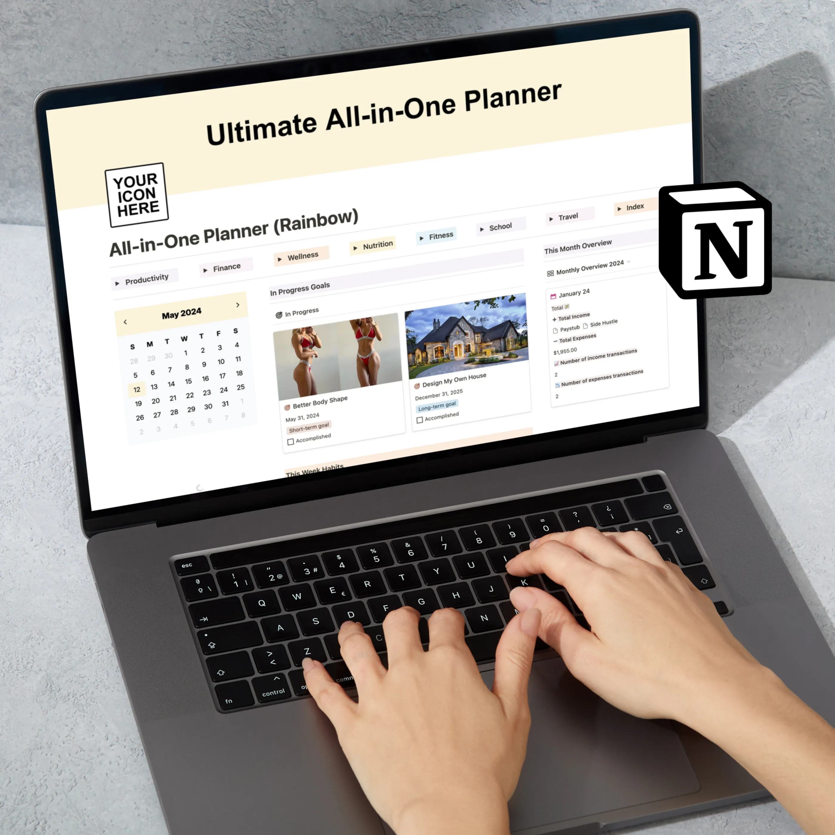 Premium Ultimate Notion Template (All-in-One)