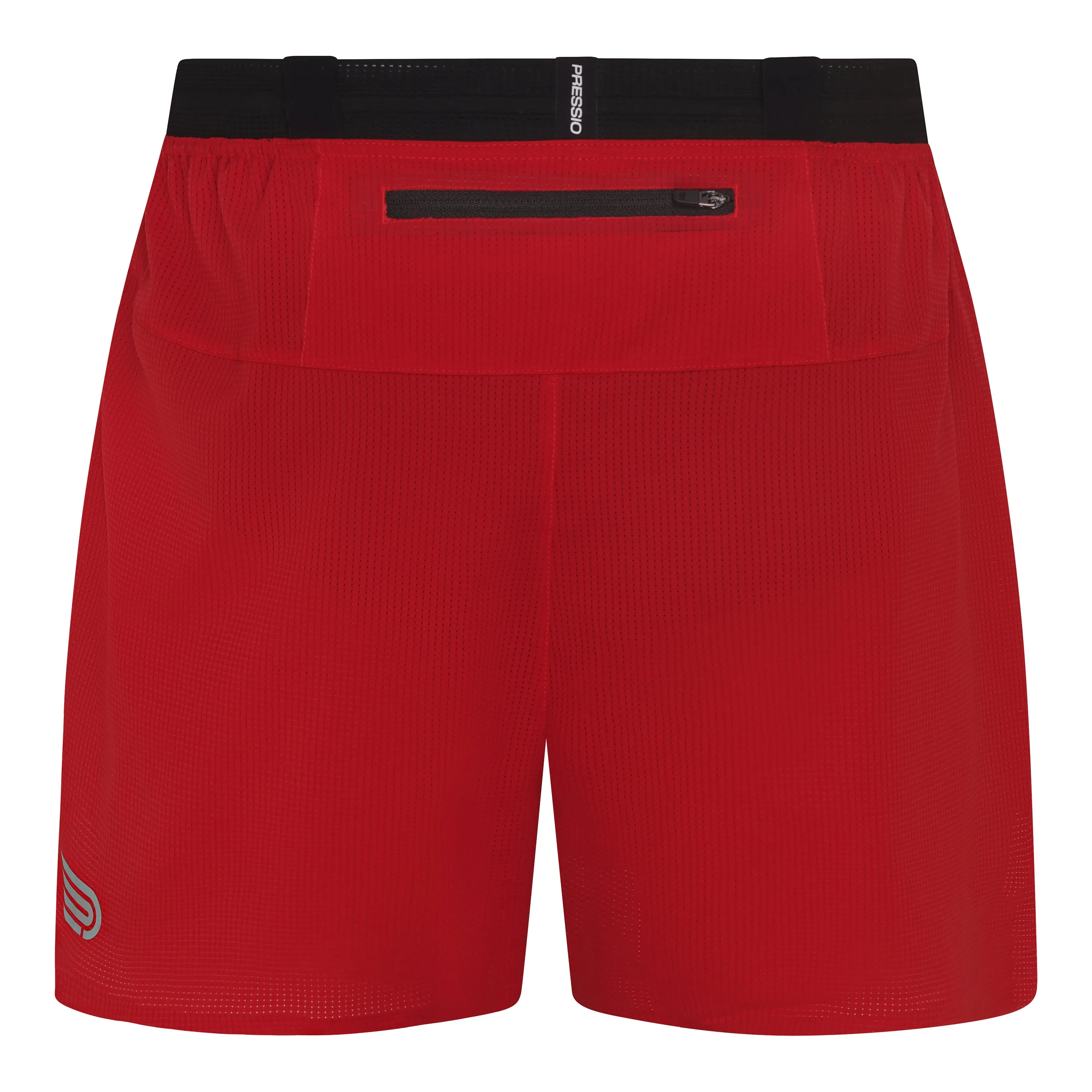 Pressio Men’s Run Elite 4.5’ Short - FRD/SLV