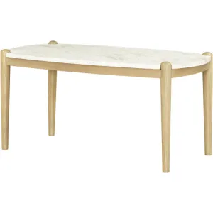Prestige Marble & Rubberwood Table
