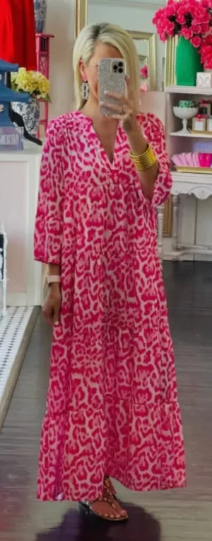 Pretty in Pink Maxi Dress