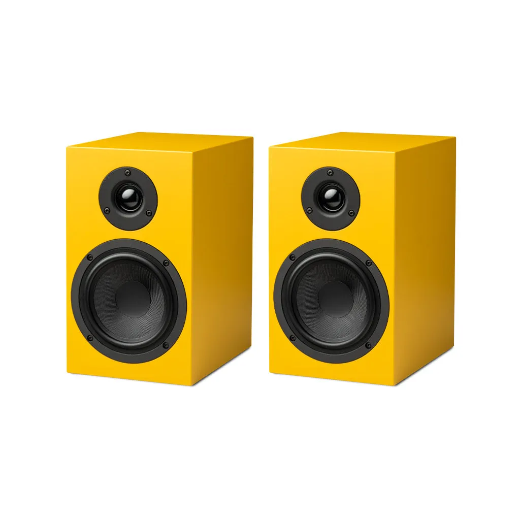 Pro-Ject Colourful HiFi Audio Stereo System, Satin Yellow