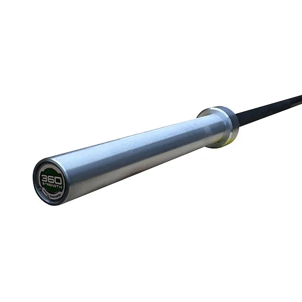 PRO Olympic 20kg Barbell (Hard Chrome - Black/Silver - Bearings)