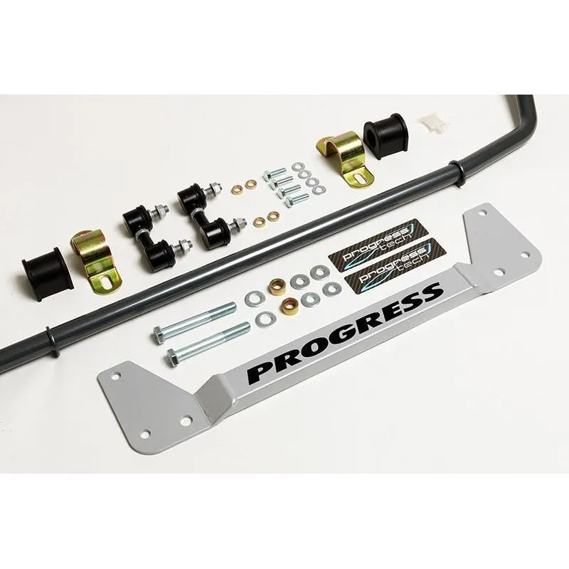Progress Tech 02-06 Acura RSX Rear Sway Bar (24mm - Adjustable w/ End Links and Bar Brace)