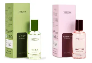 Prolixr Vert & Mystere Duo Eau De Parfum Set | 30ml Bottles | Premium Unisex Luxury Perfumes - Lotus, Peony, Waterlily, White Musk, Mahogany, Ylang-Ylang | Long Lasting Scent for Men & Women