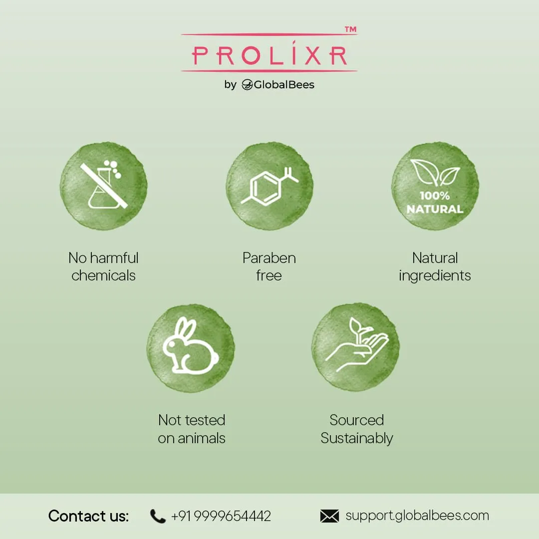 Prolixr Vert Eau De Parfum EDP Bottle 30ml | Long Lasting Perfume For Women | Premium Luxury Women Perfume | Lotus, Peony, Waterlily, White Musk, and Mahogany - Mini Perfume