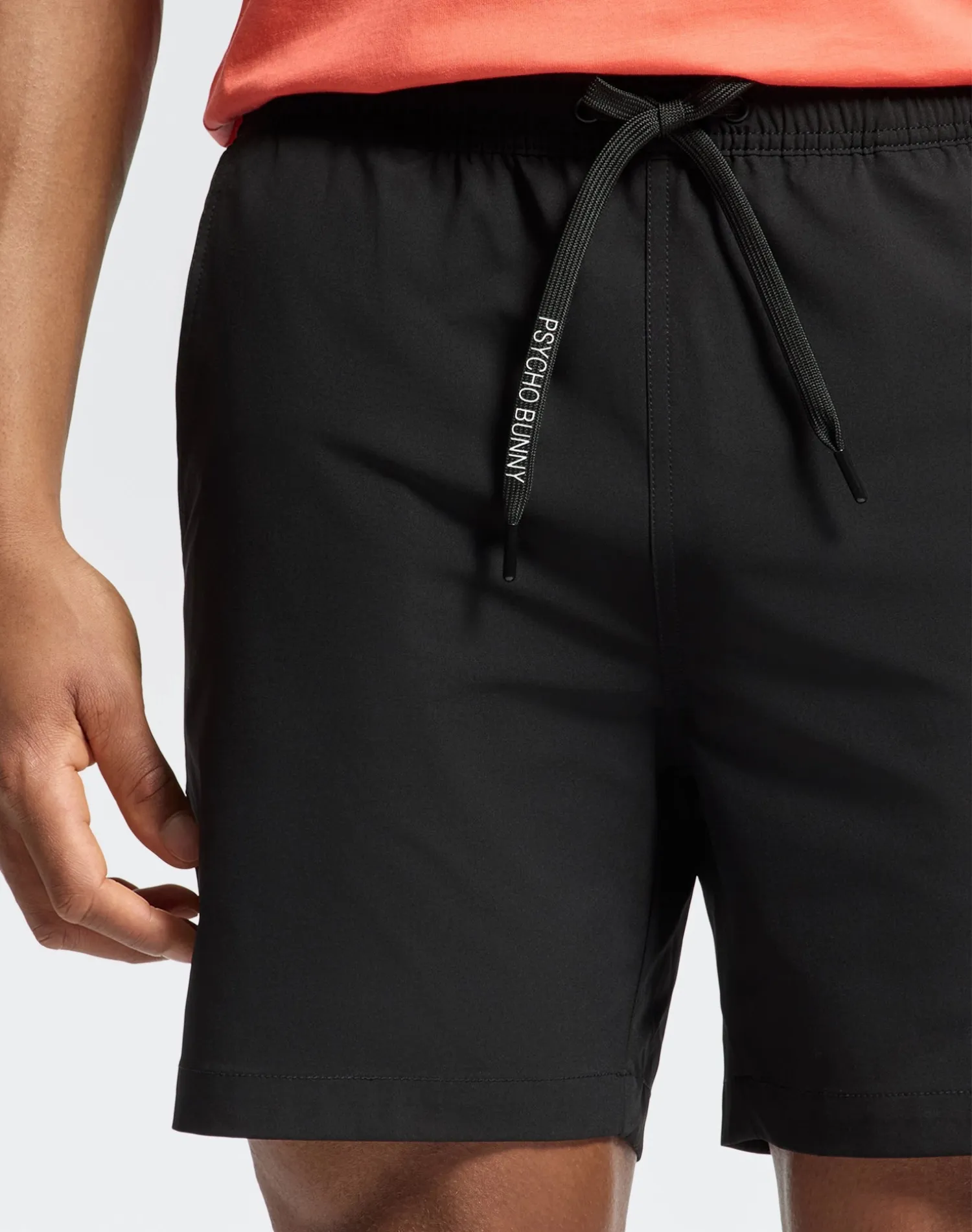 Psycho Bunny Samos Hydrochromic Printed Swim Trunk - Black
