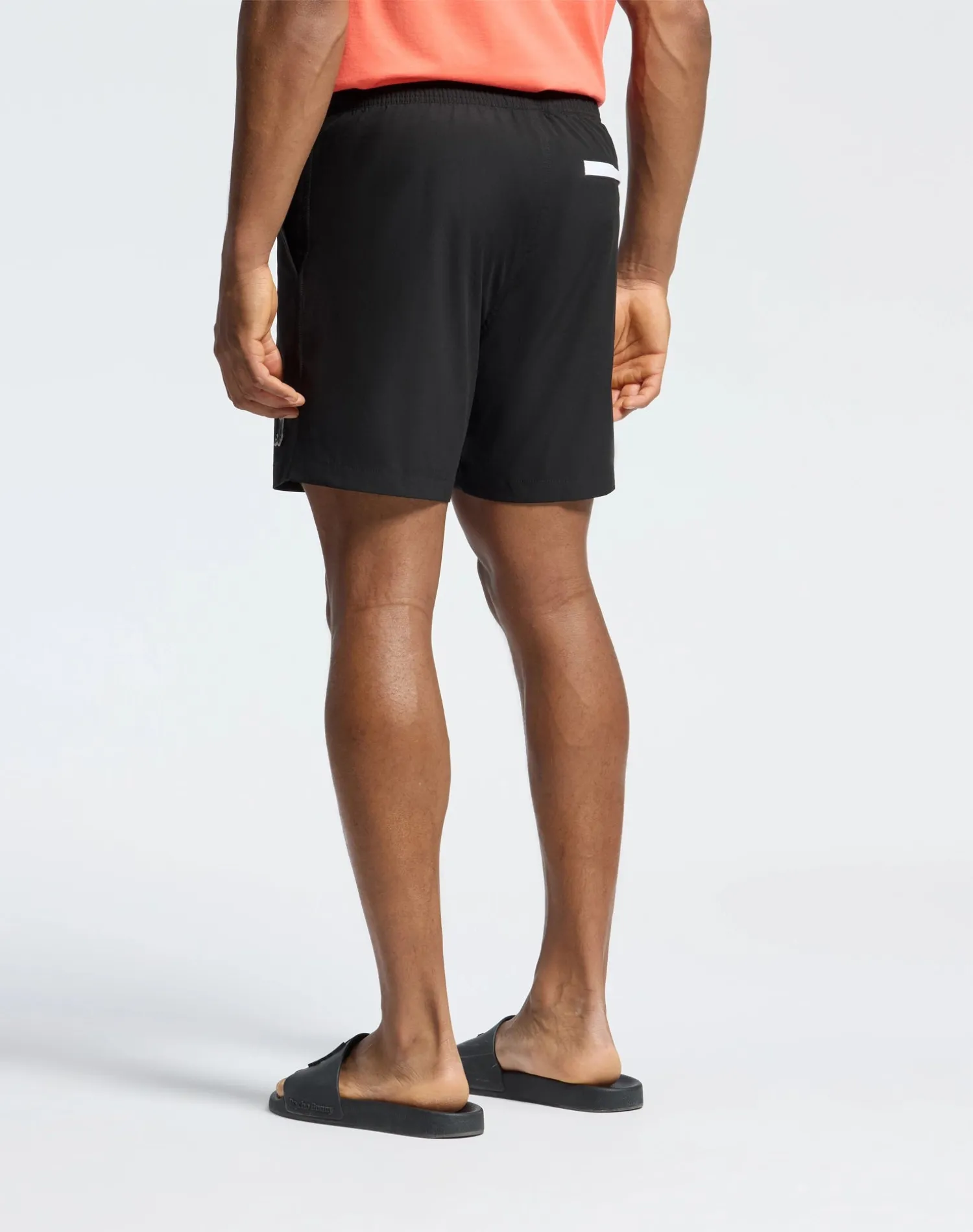 Psycho Bunny Samos Hydrochromic Printed Swim Trunk - Black