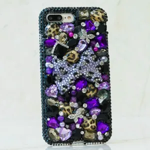 Purple Leopard Bow Design (Style 824)
