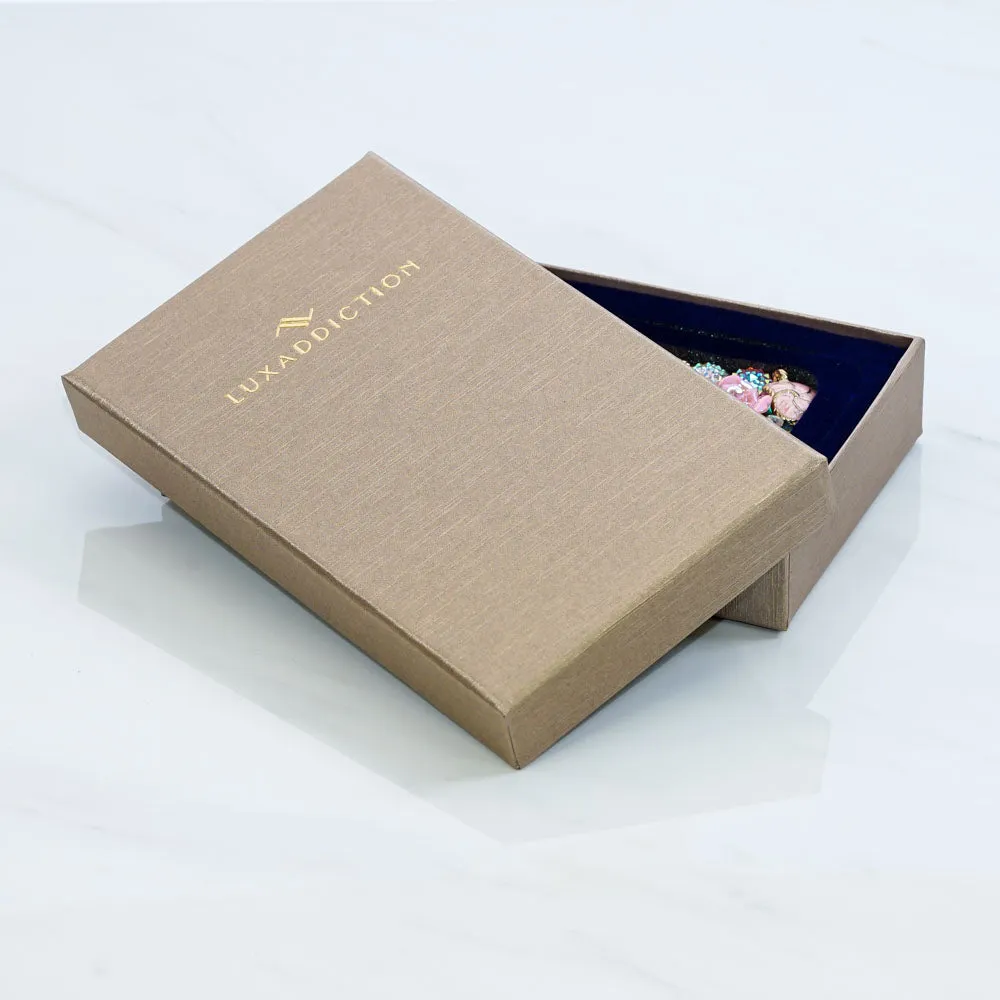 Purple Leopard Bow Design (Style 824)