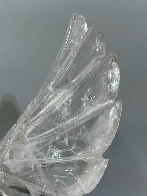 Quartz Carved Angel Wings