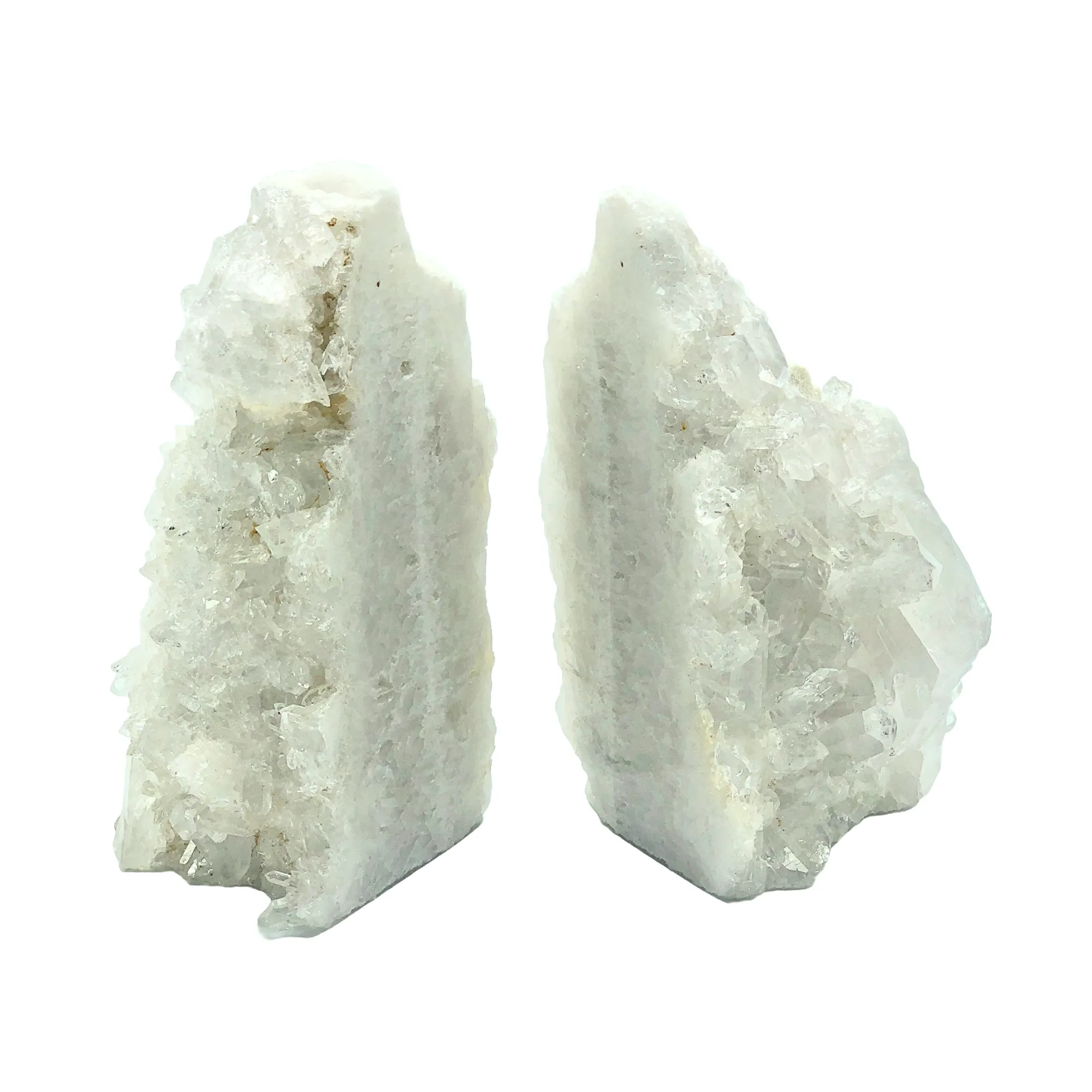 Quartz Cluster Bookends