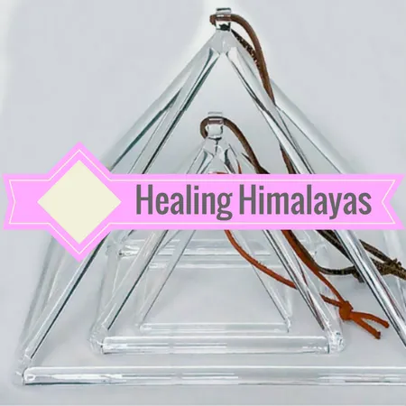 Quartz Crystal Singing Pyramid - 11"