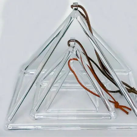 Quartz Crystal Singing Pyramid - 11"