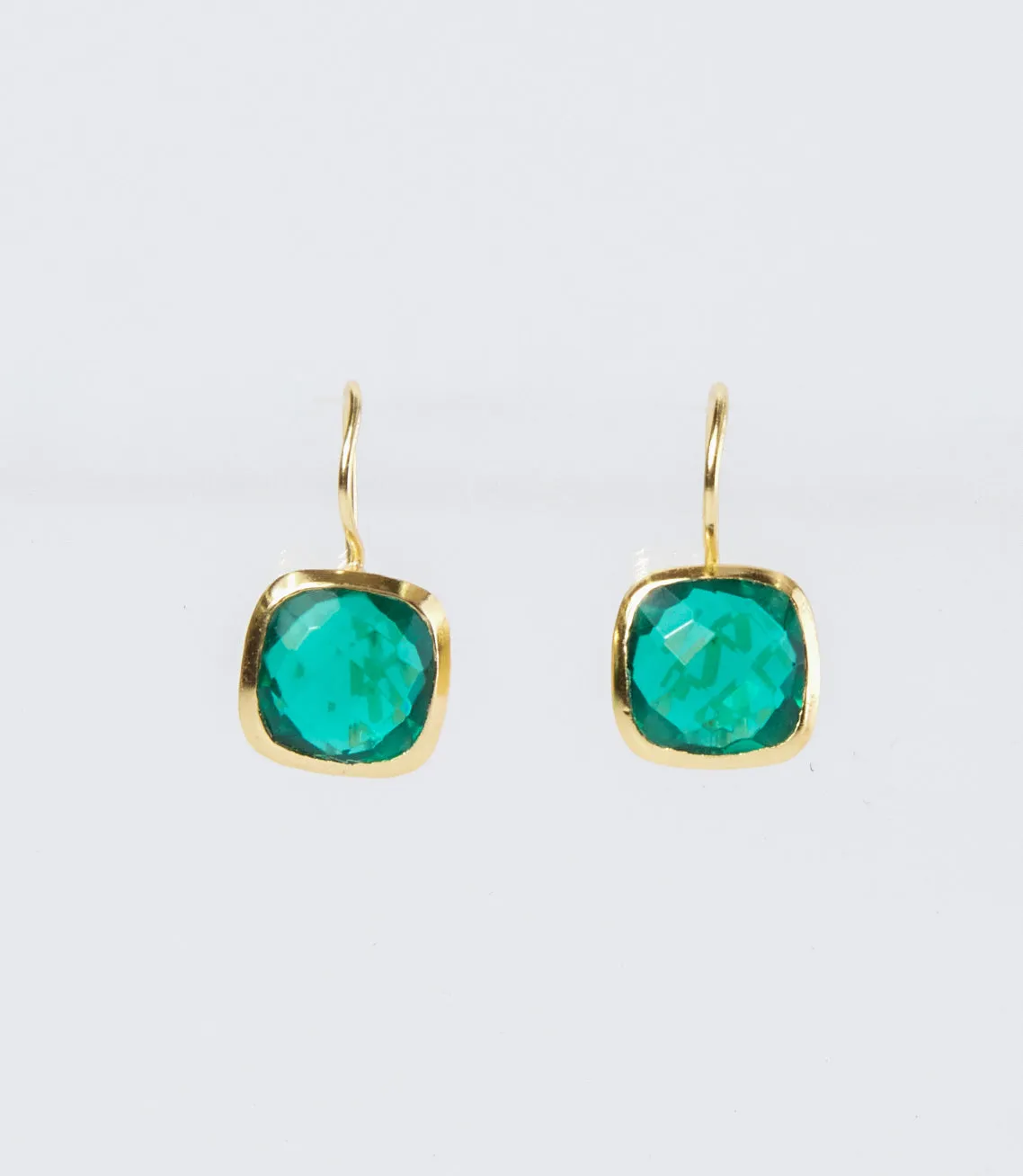Quartz Drop Earrings