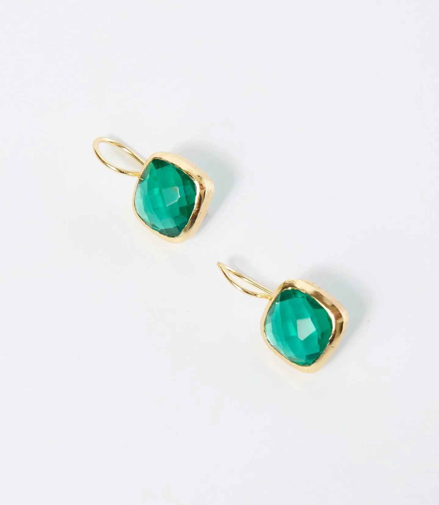 Quartz Drop Earrings