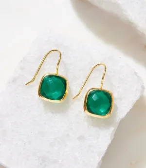 Quartz Drop Earrings