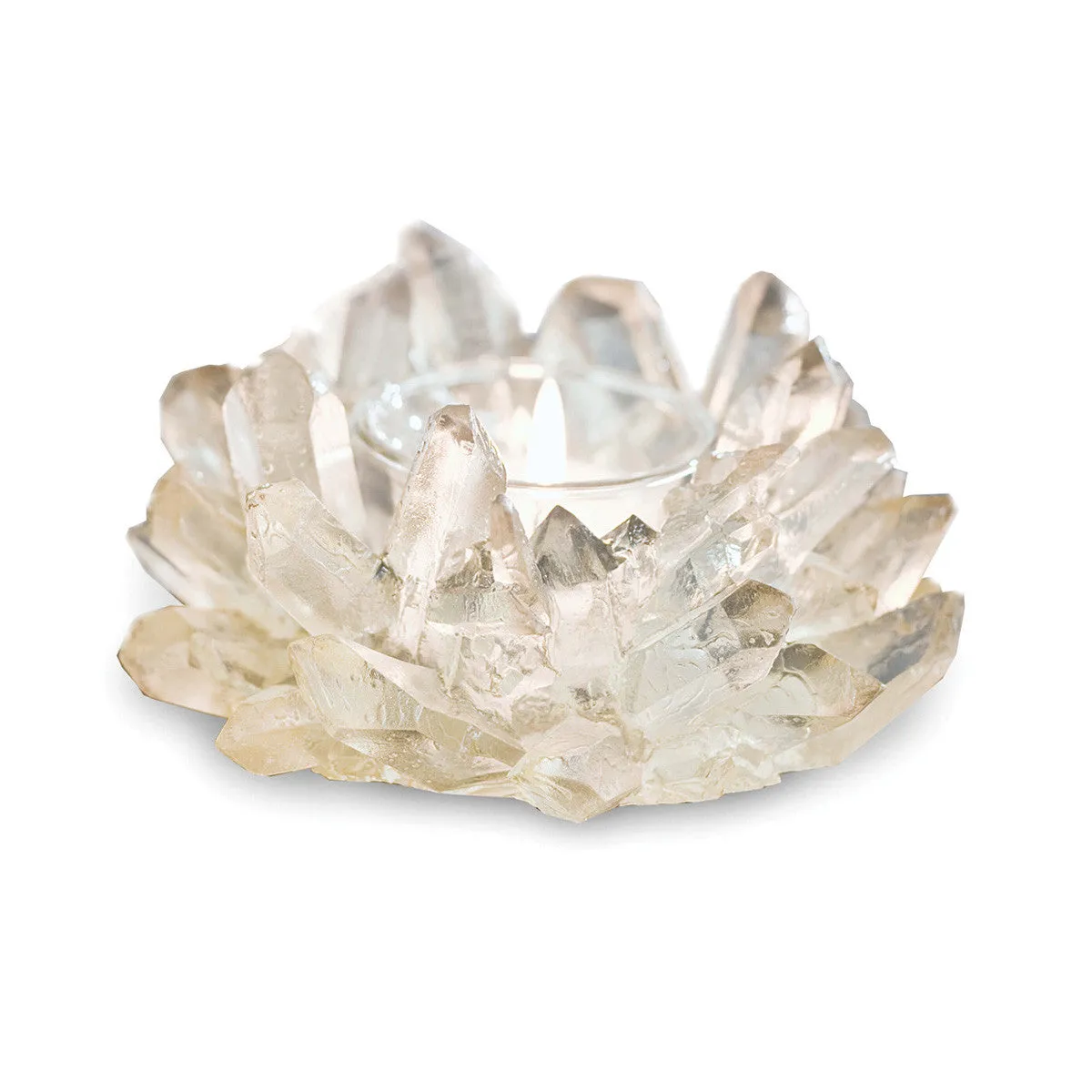 QUARTZ VOTIVE CANDLE HOLDER