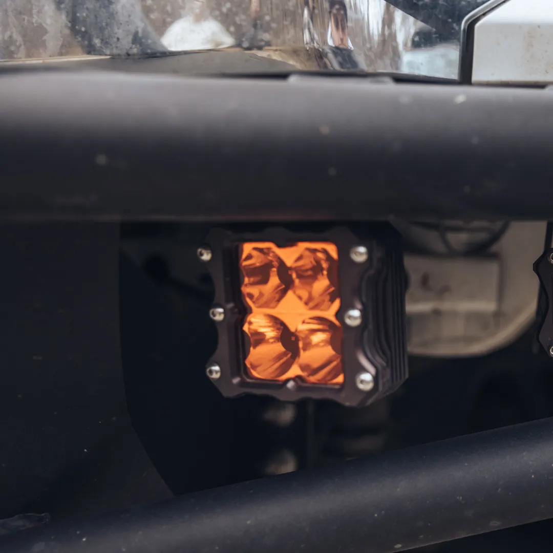Quattro Amber LED Pod Light