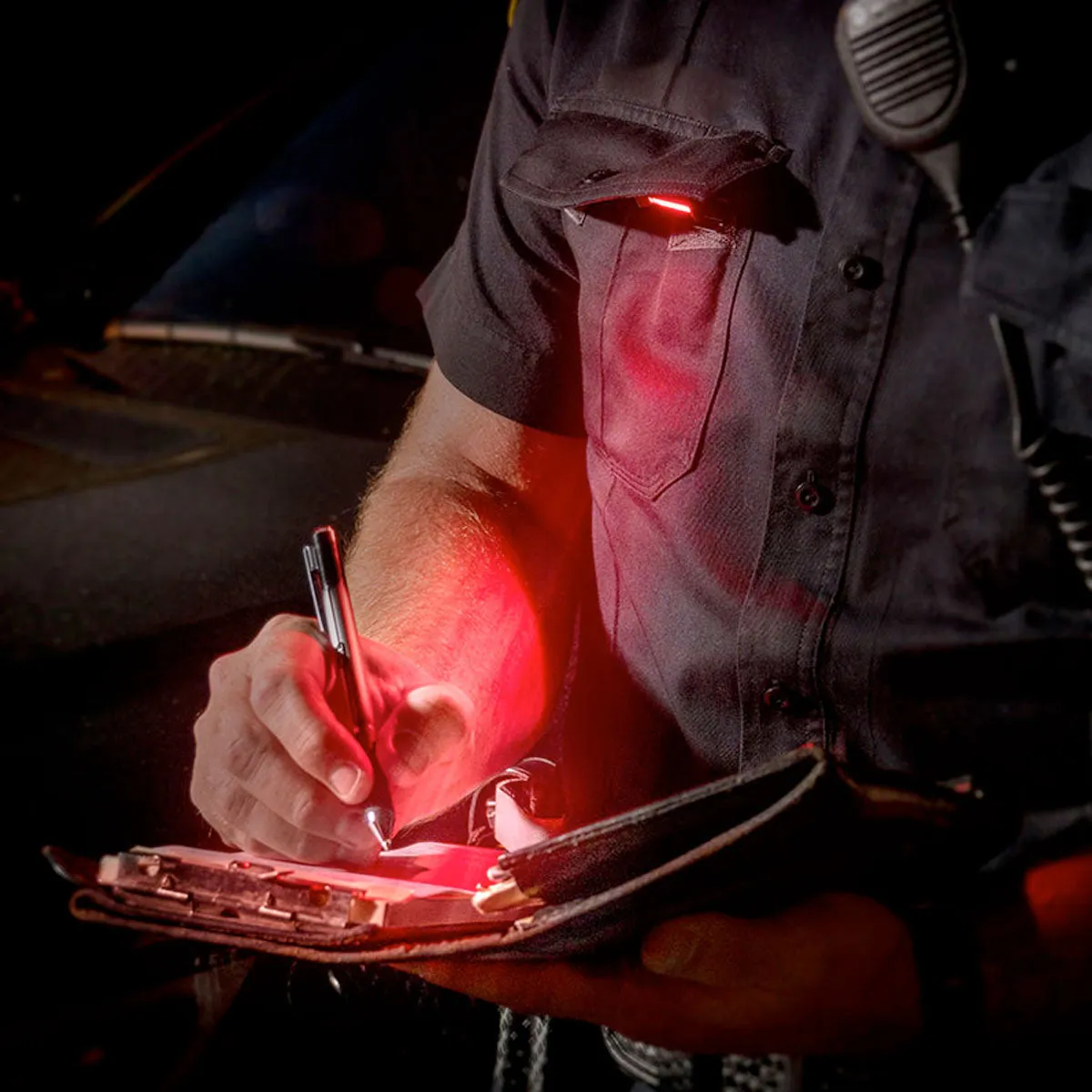 QuiqLite X2 Tactical Handsfree Rechargeable Red/White LED Lighting
