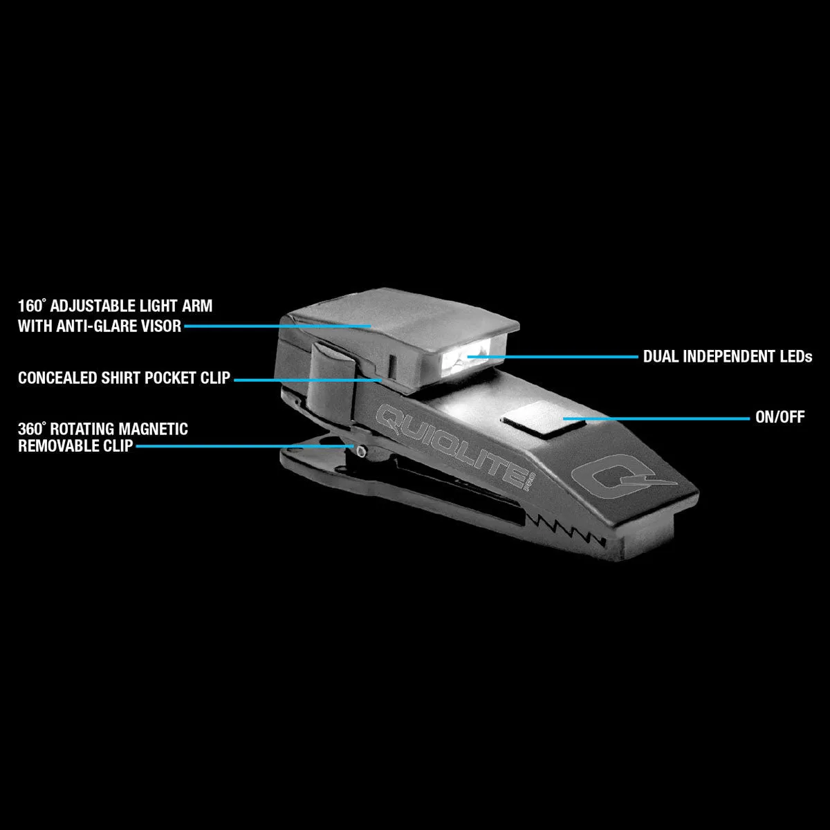 QuiqlitePro Handsfree Dual LED Lighting