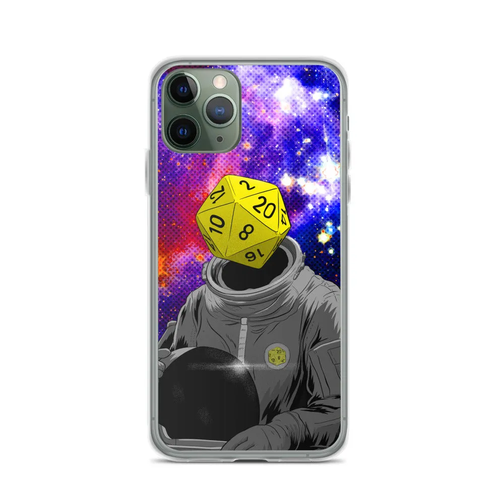 "d20 Astronaut" iPhone Case